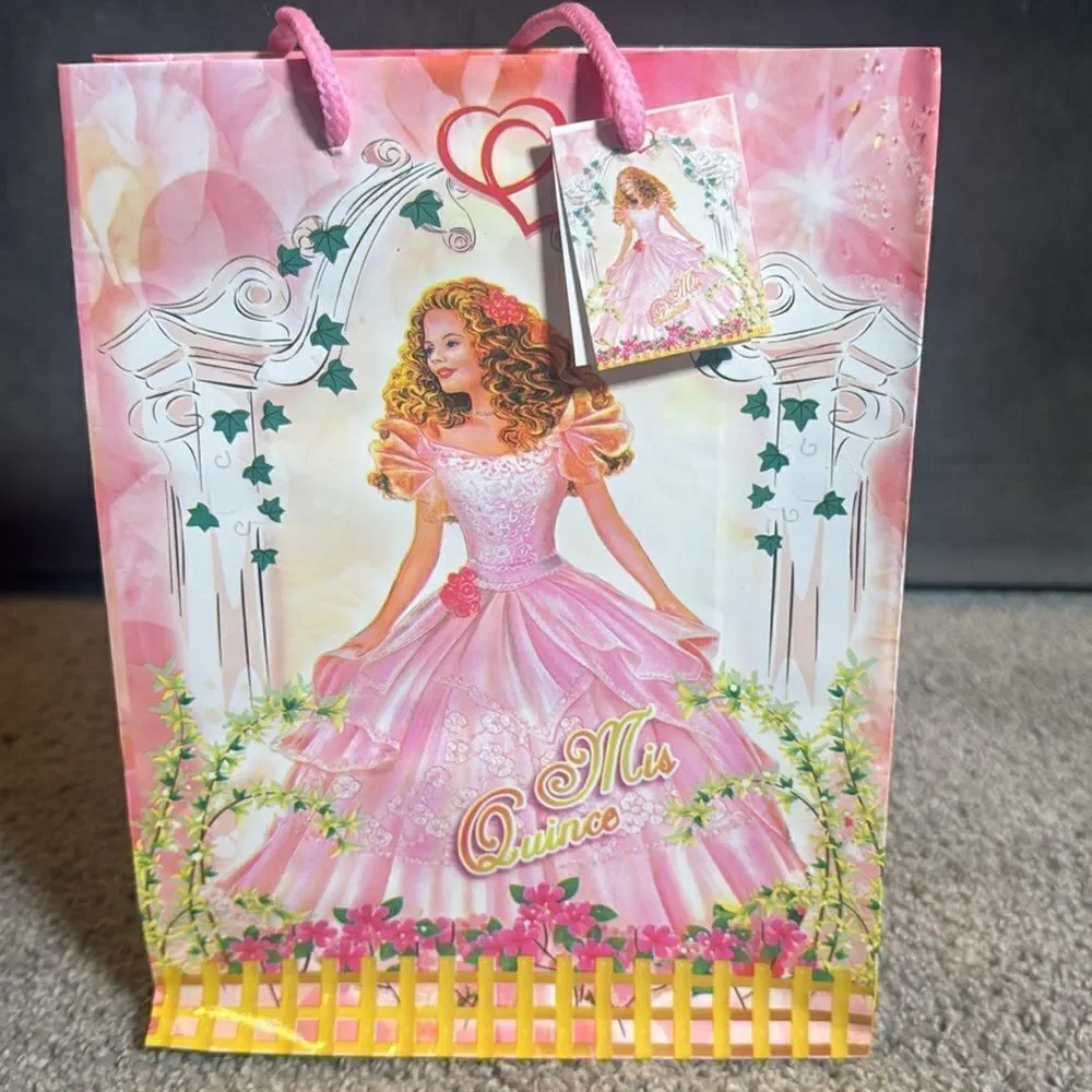 Gift Bags 15th Birthday ‘Mis Quince’ Quinceañera Party Favor Bags 36 Bags NEW
